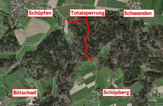 Bauarbeiten Schüpbergstrasse